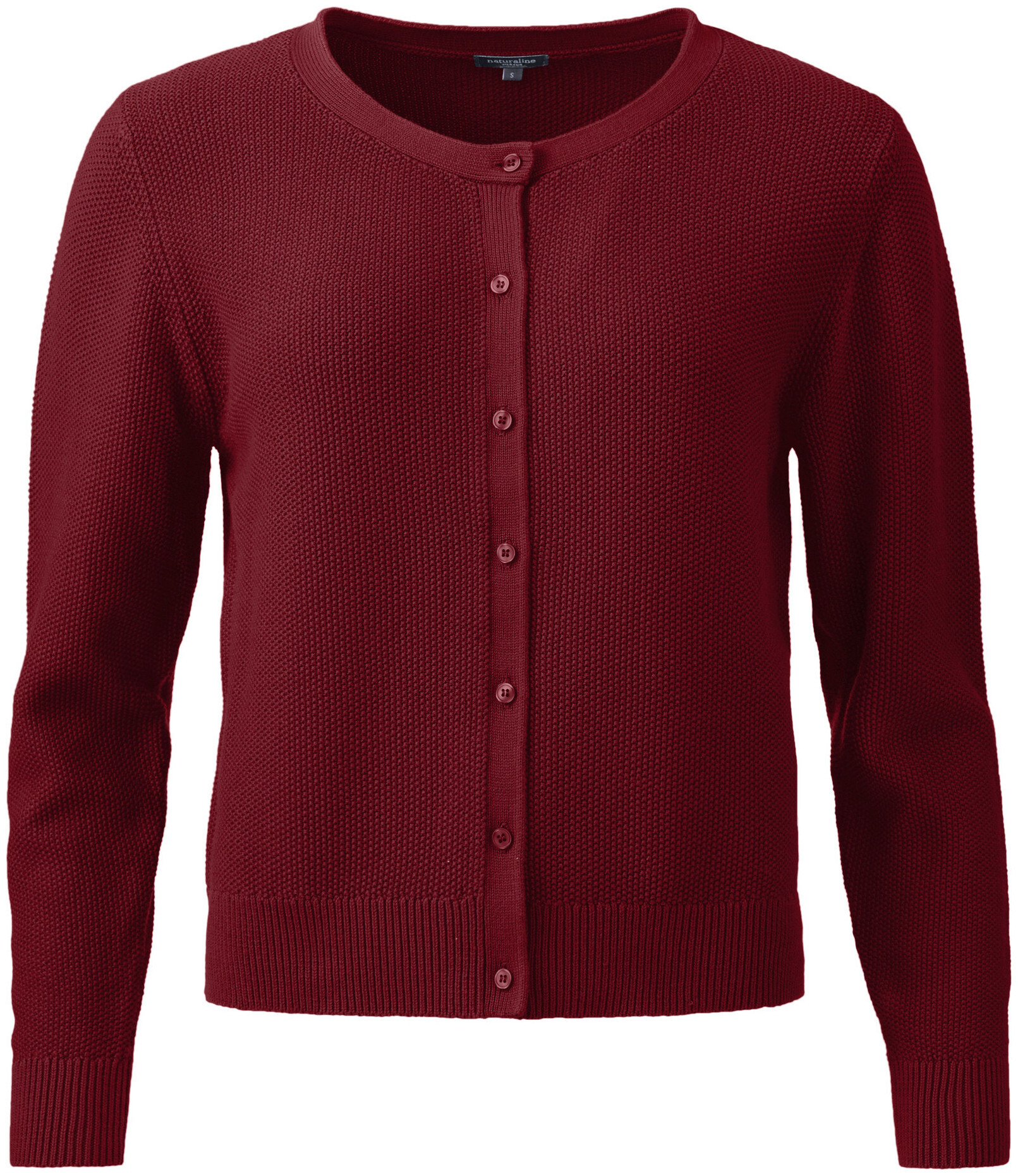 Image of Naturaline Textil Naturaline Damen Strickjacke rot XS