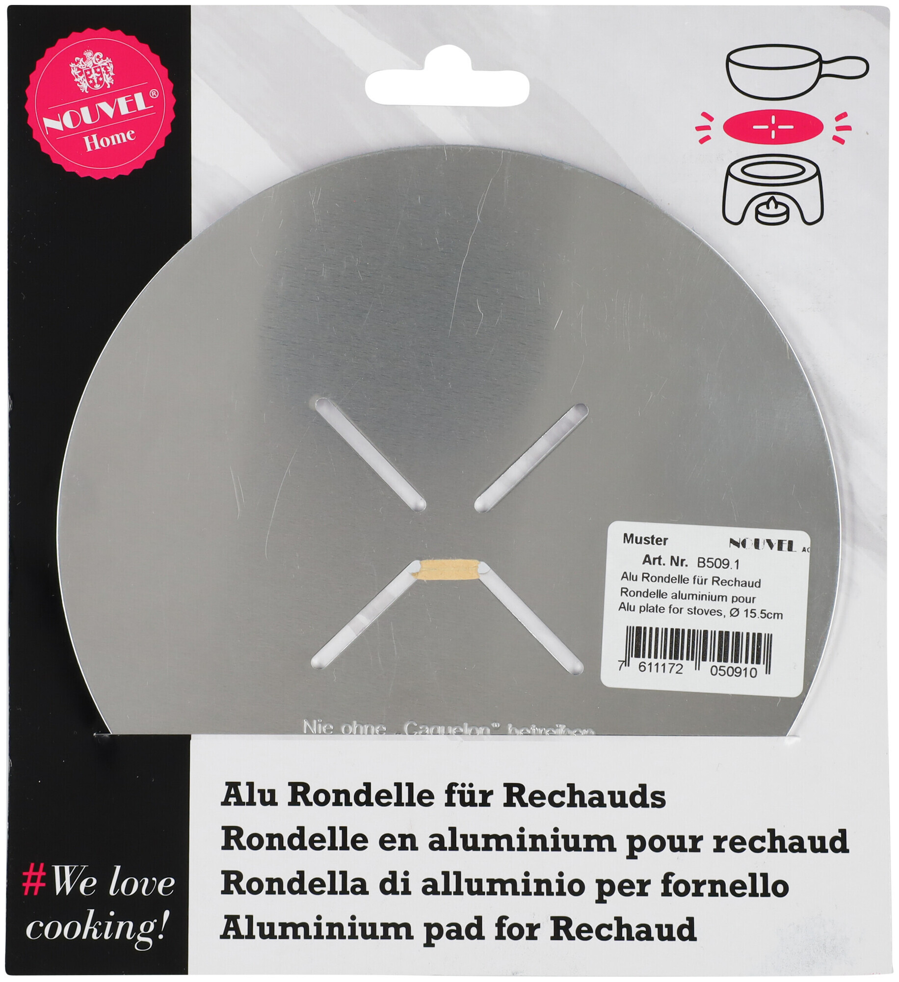 Image of Alurondelle für Fondue Rechaud 15.5cm