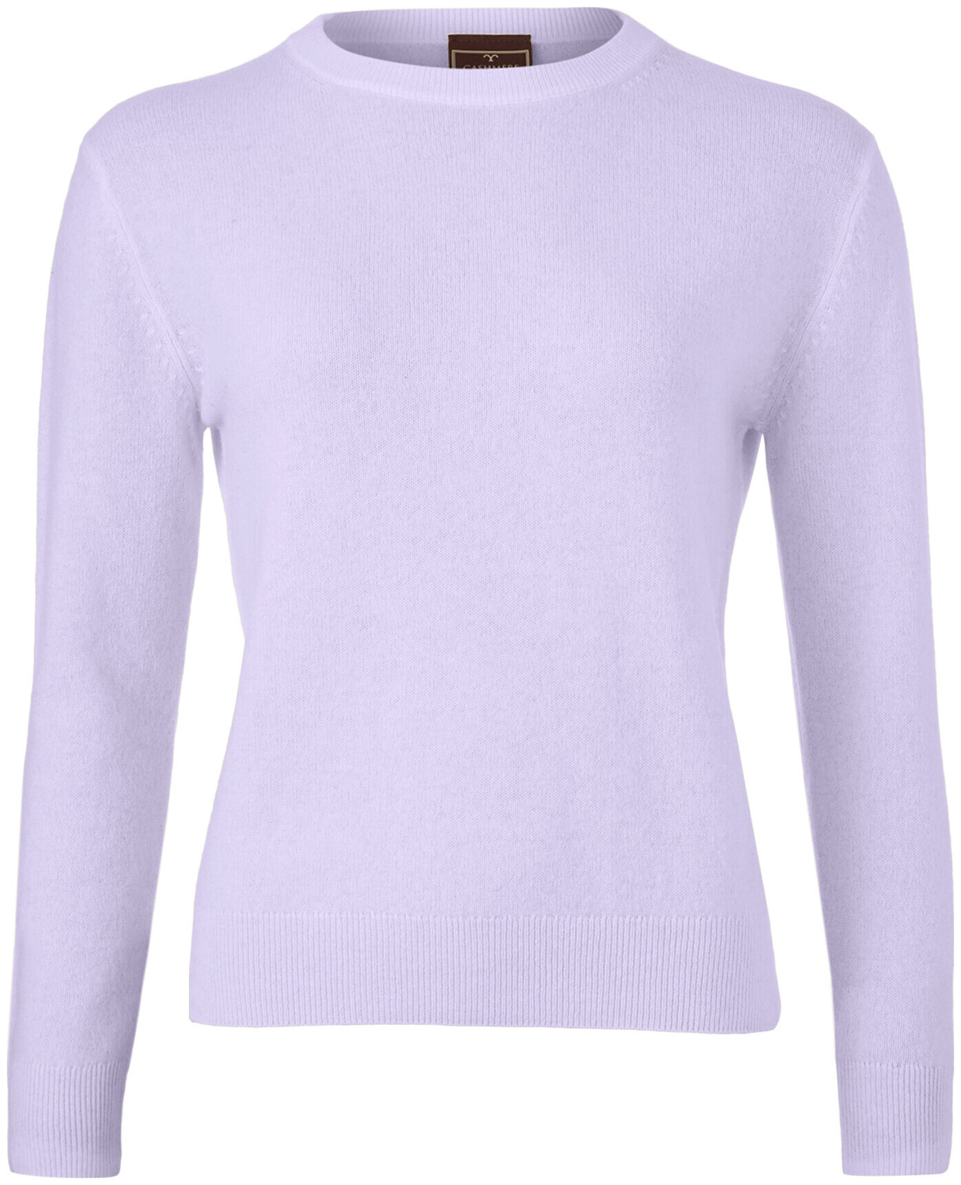 Cashmere Damen Pullover Rundhals violet M