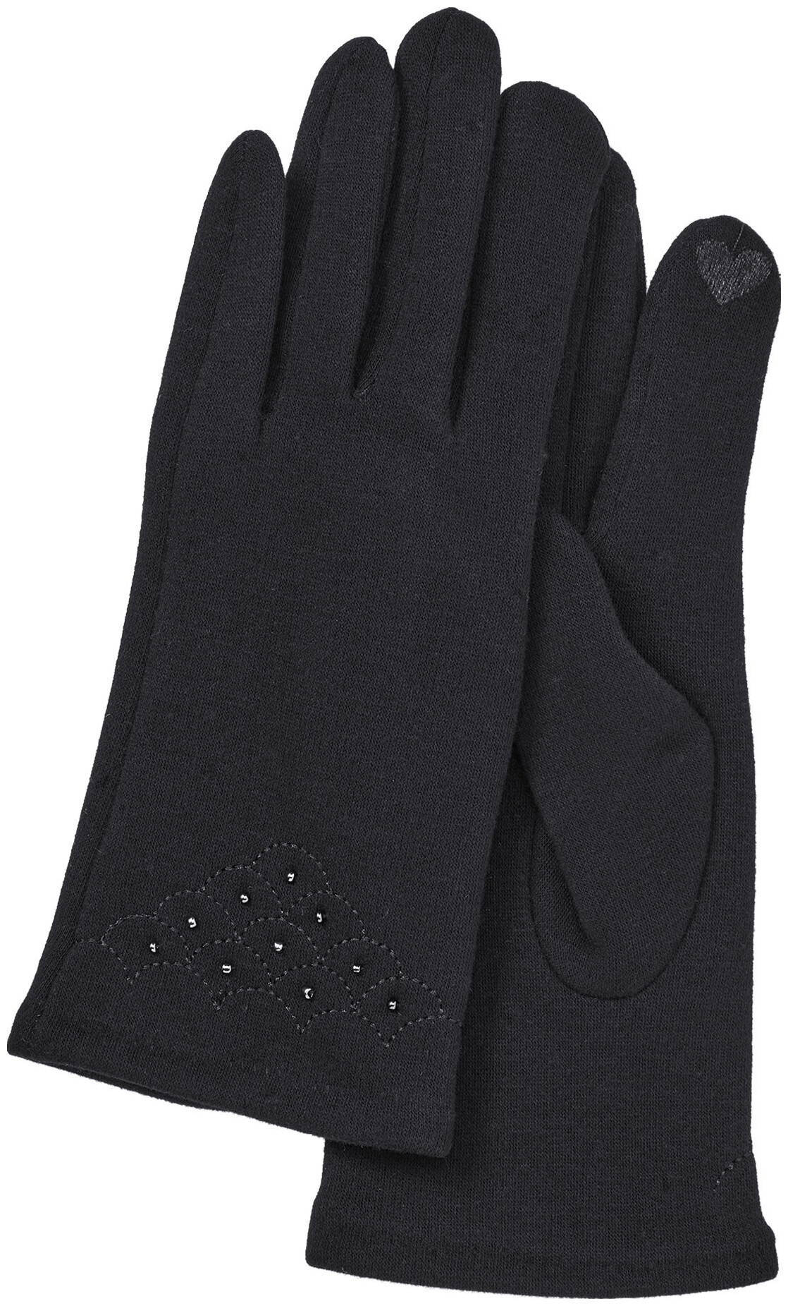 gants femme noirs L