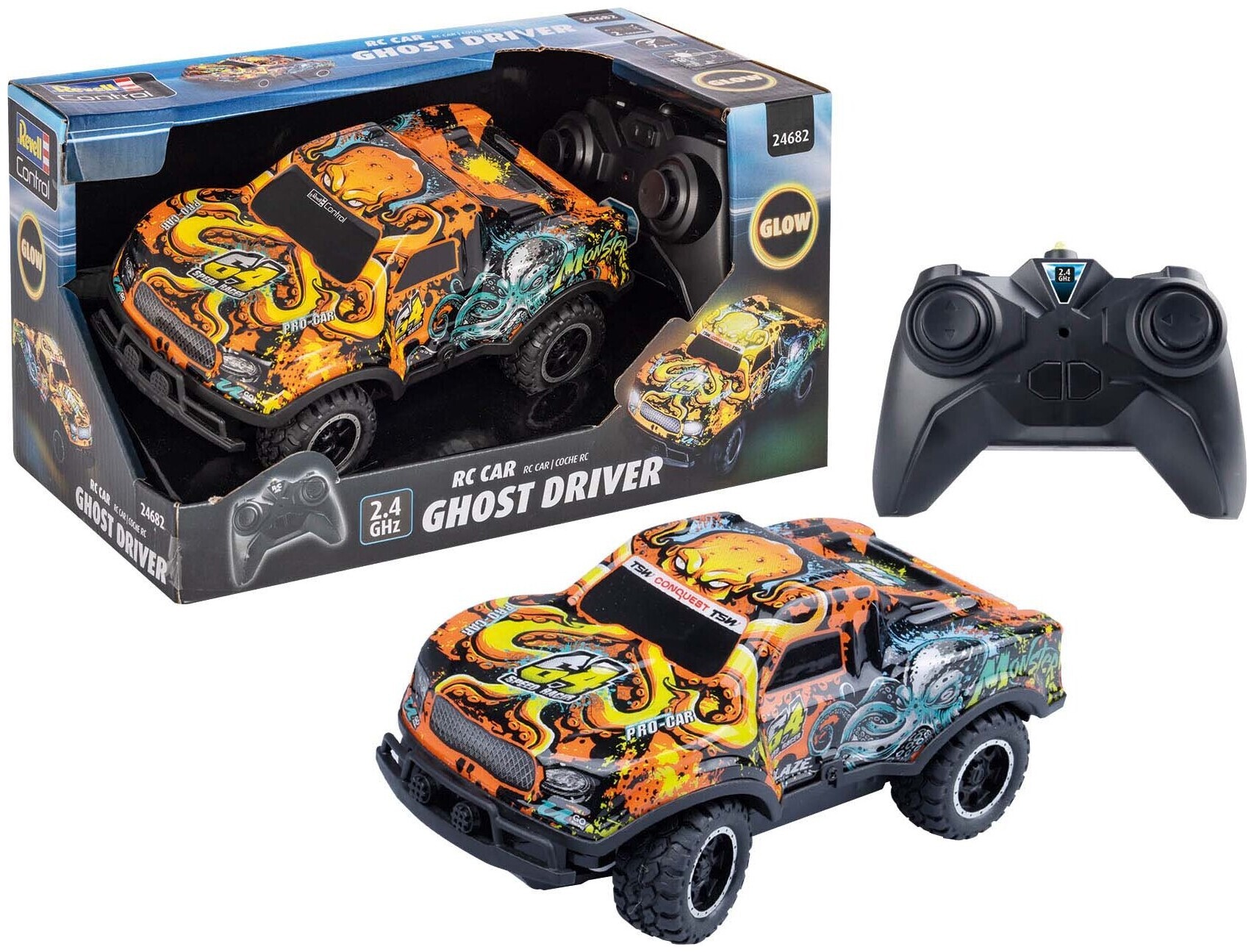 Revell Voiture télécommandée Ghost Driver orange