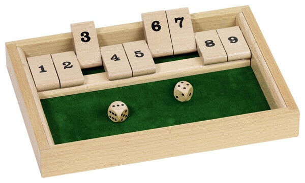 Image of goki gollnest & kiesel Würfelspiel Shut the box