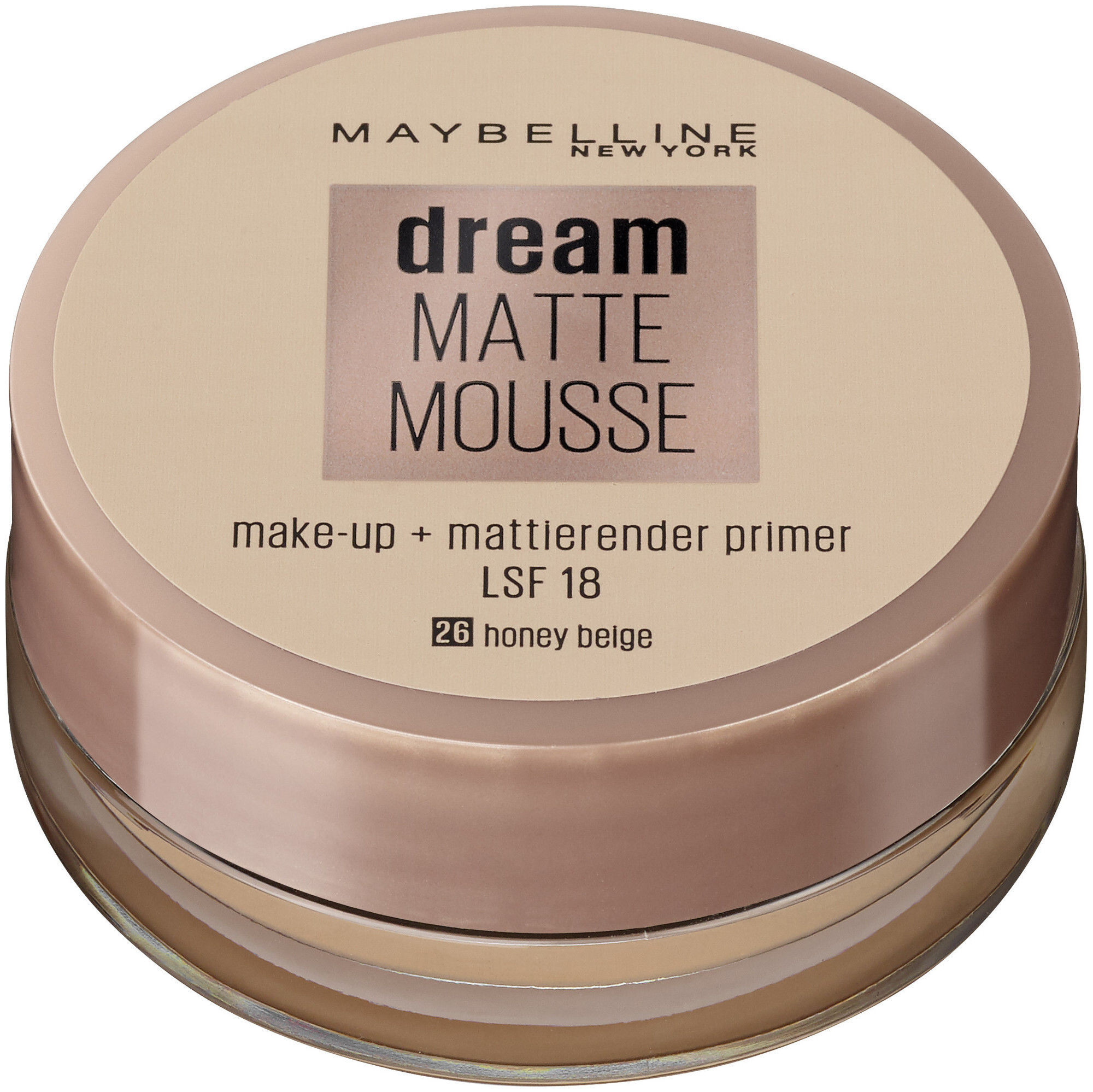 Image of Maybelline NY Dream Matte Mousse Make-up 26 Honey Beige