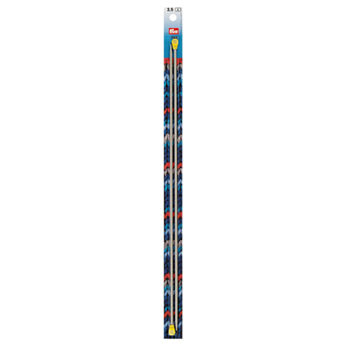 Prym Jackenstricknadeln, grau 3.50 mm, 40 cm, Karte 2 Stk., Aluminium