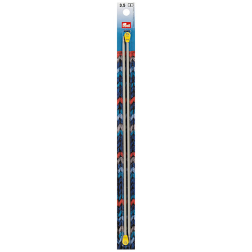 Prym Jackenstricknadeln, grau 3.50 mm, 30 cm, Karte 2 Stk., Aluminium