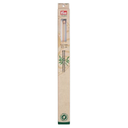 Prym 1530 Jackenstricknadeln 3.00 mm, 33 cm, Bambus