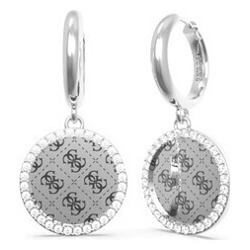 Image of Guess Jewels Guess Ohrring Round Harmony Silber