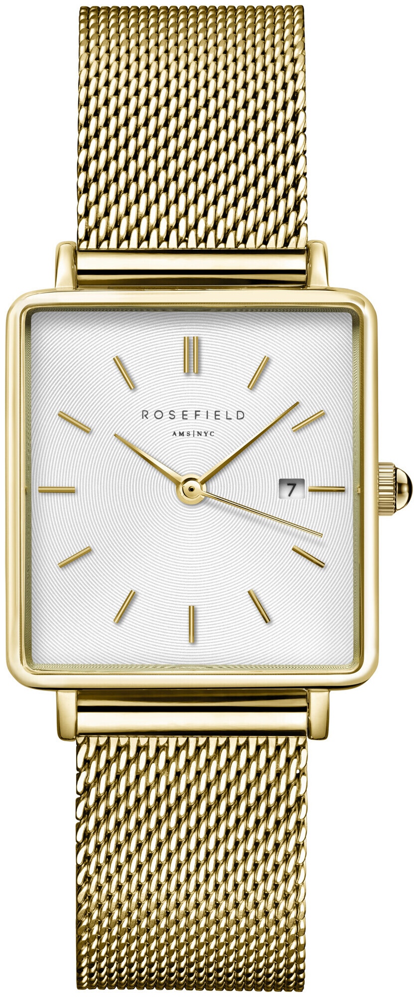 Image of Rosefield Uhr THE Boxy Gold