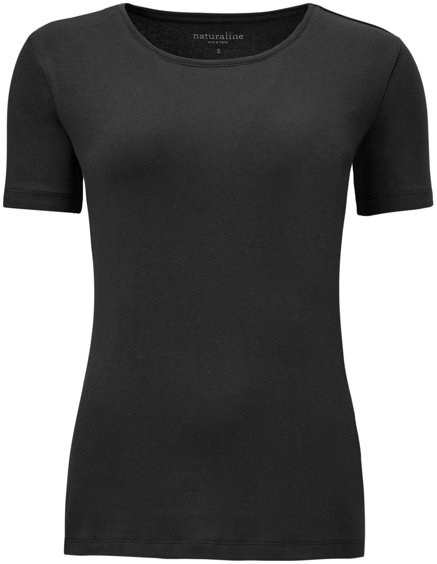 Naturaline Textil Naturaline Damen Shirt kurzarm schwarz L