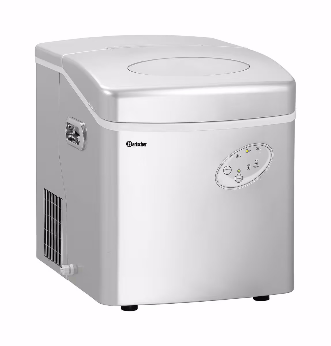 Bartscher Eiswürfelmaschine HK150 Gastro Eiswürfelmaschine – hellgrau