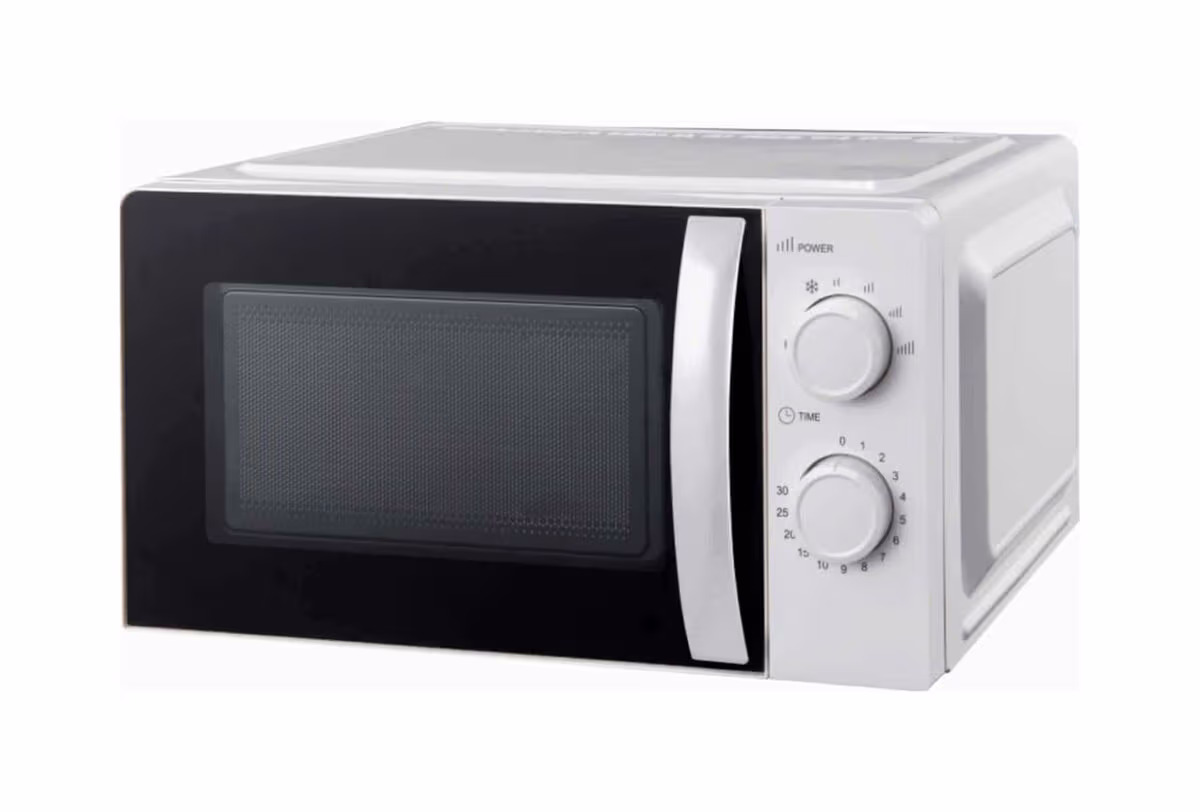 Image of Ohmex MIKROWELLE 6 LEISTUNGSSTUFEN 20L, 700-1100W Mikrowelle Design nordisch – weiss