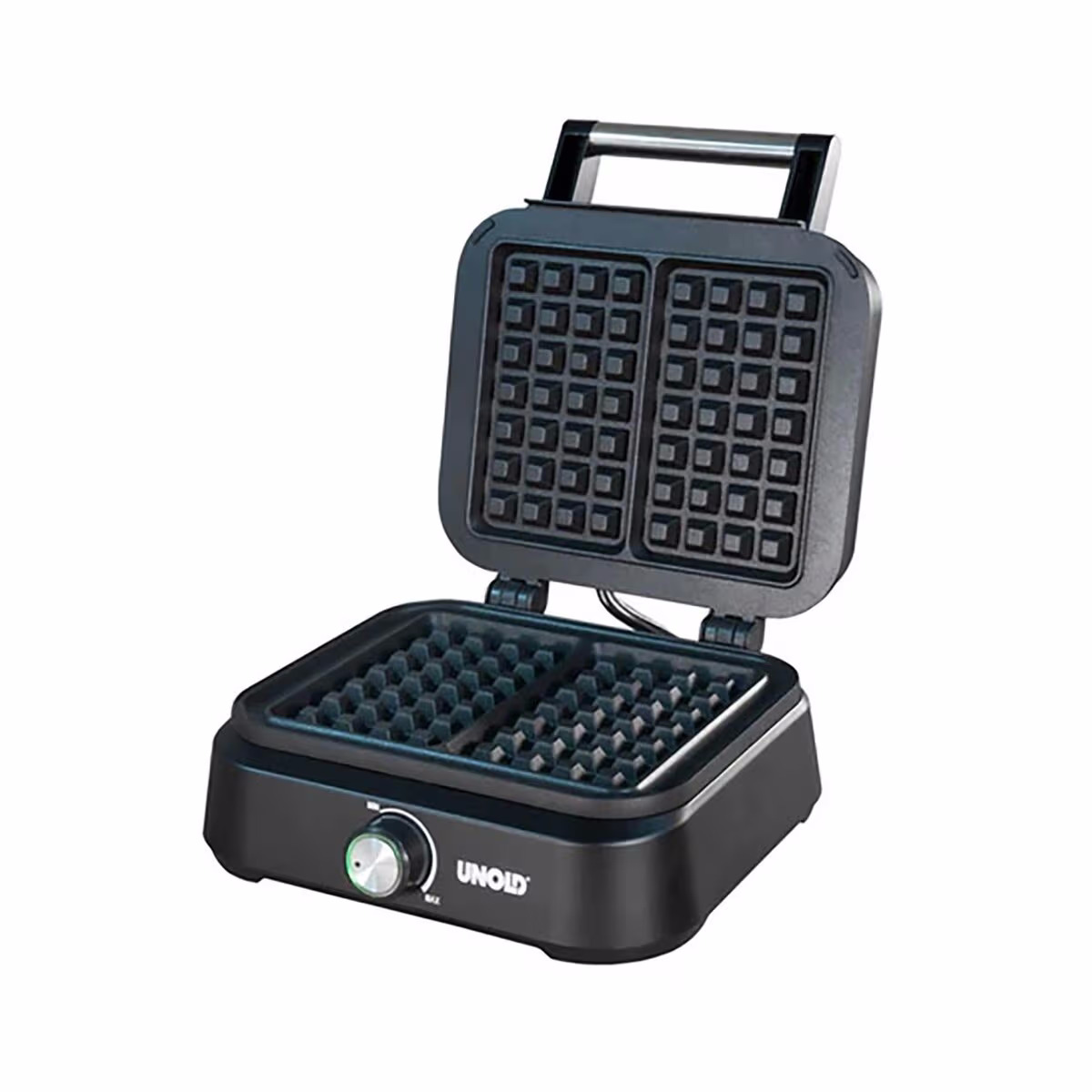 Bamix Unold Brüssel Waffeleisen – Waffeleisen/Brezeleisen – schwarz