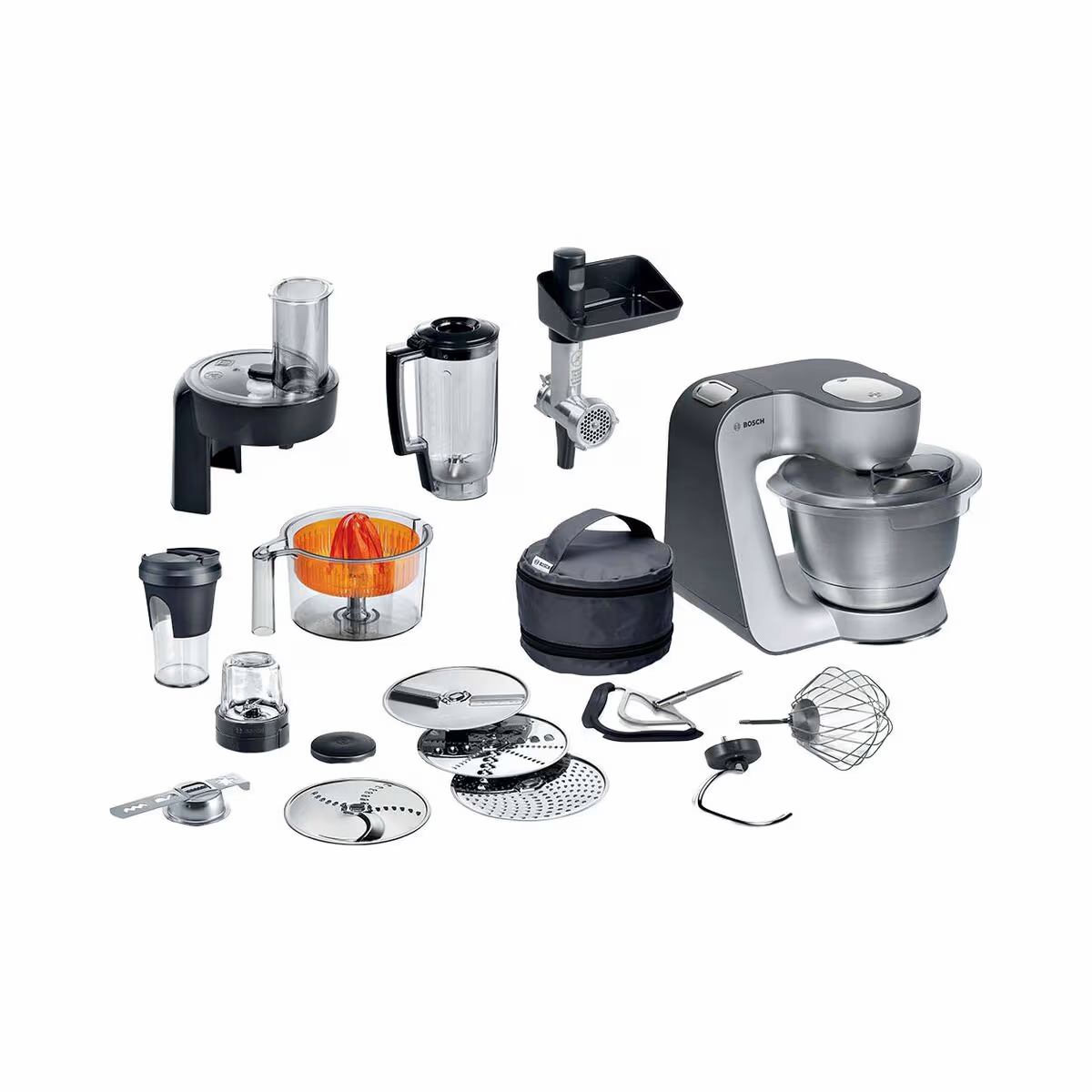 Image of Bosch MUM59S81DE Küchenmaschine – silber