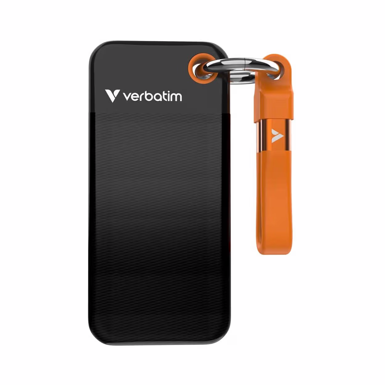 Image of VERBATIM Pocket SSD USB 3.2 Gen 2 2TB Black/Orange Portable SSD – SSD (Solid State Disks) – schwarz / orange