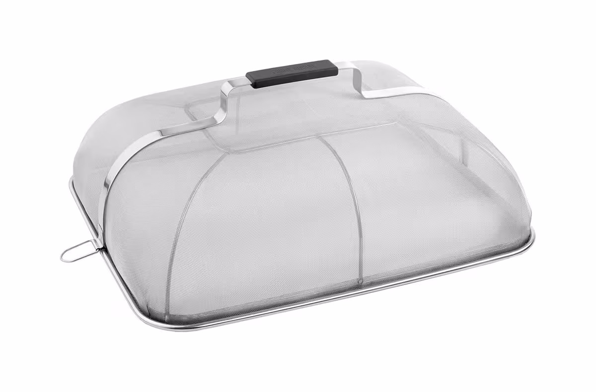 Forge Adour Spritzschutz Inox Kochgeschirr – Grill Ablage/Grill Rollwagen/Grill Erweiterung – edelstahl