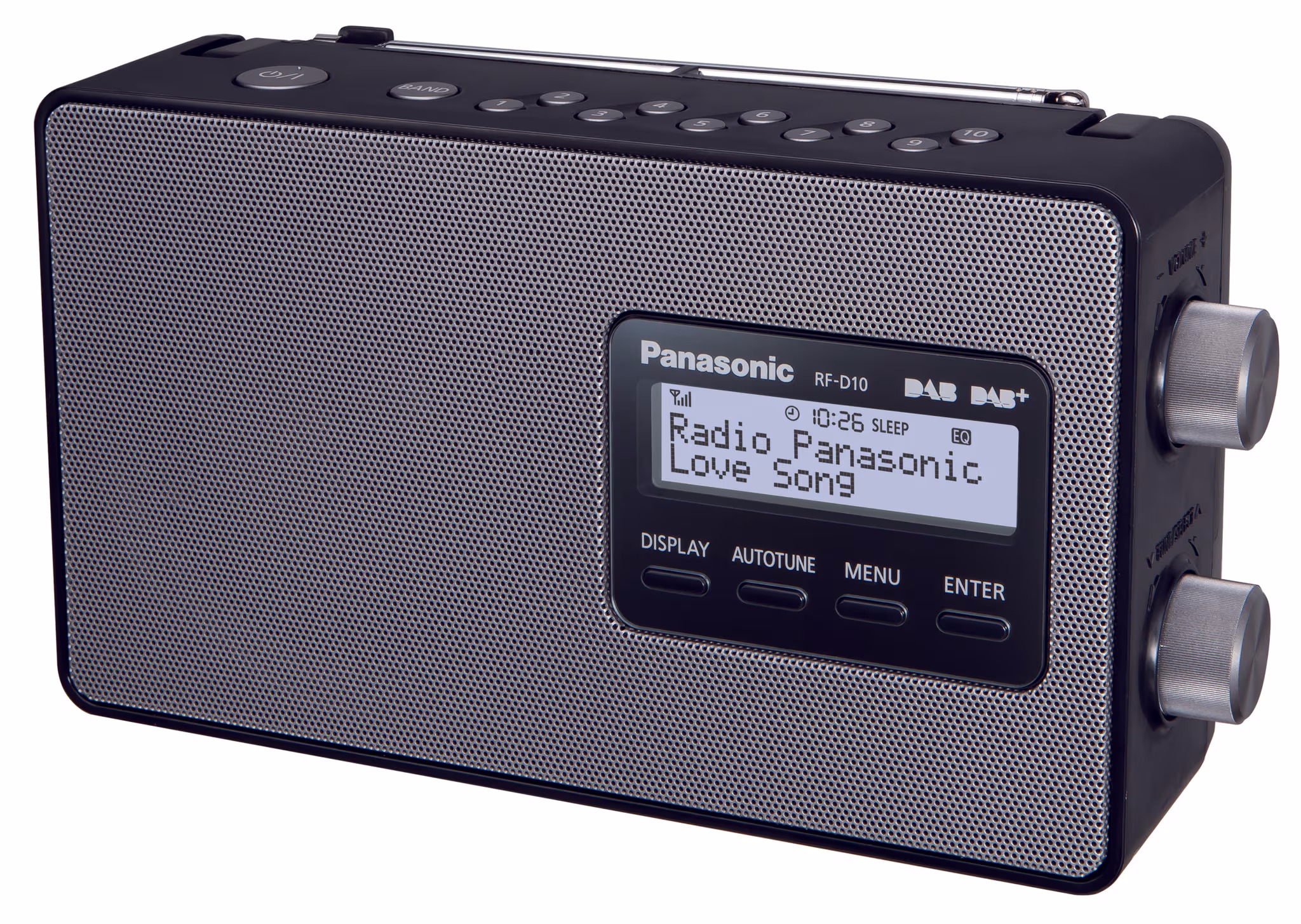 Panasonic UE RF-D10EG-K Portable-Radio – DAB Radio/Internet Radio – grau