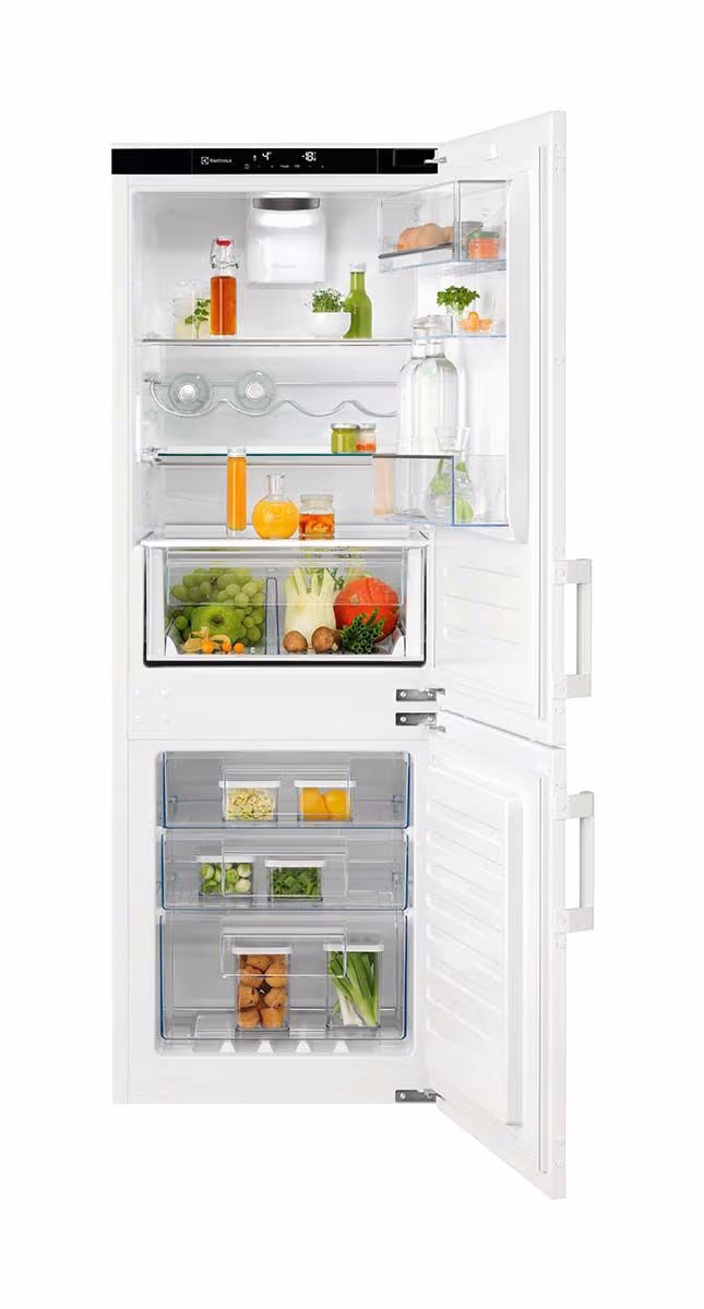 Electrolux EK276BNRWE Kühlschrank mit Gefrierfach vollintegriert – Einbaukühlschrank mit Gefrierfach 55 cm vollintegriert