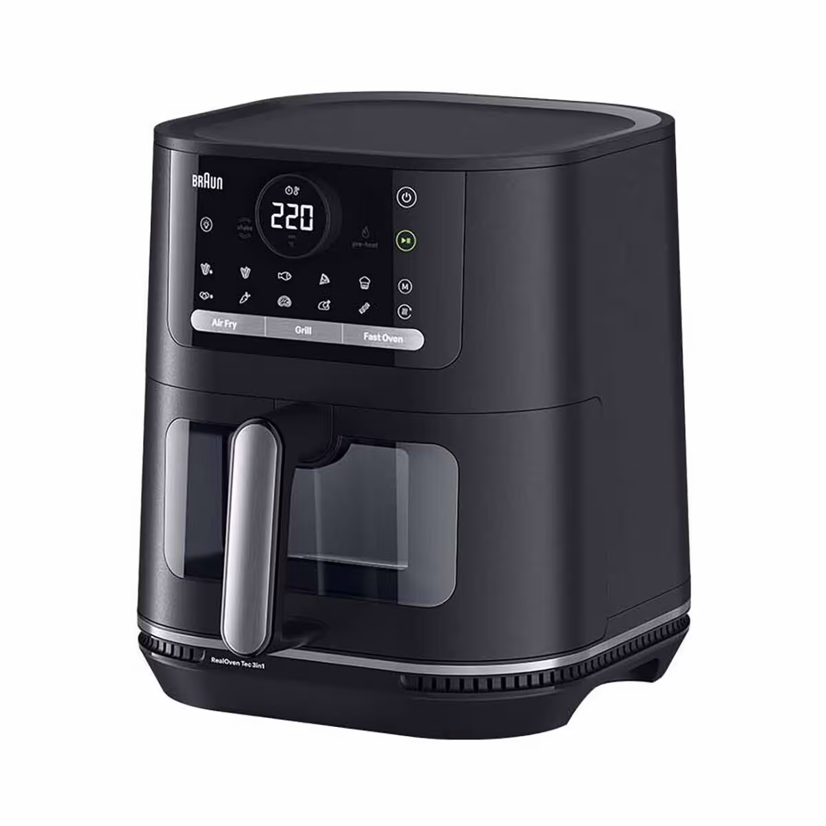 Image of Braun MultiFry5 HF5075IBK 6L Heissluftfritteuse – Airfryer - Friteuse – schwarz matt