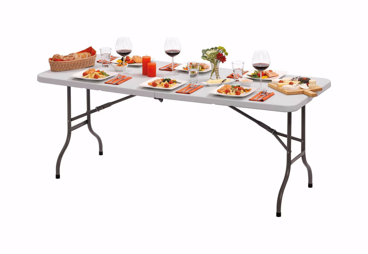 Bartscher Multitisch, klappbar Multitisch – Gastro Inventar/Gastro Einrichtungen – schwarz / weiss