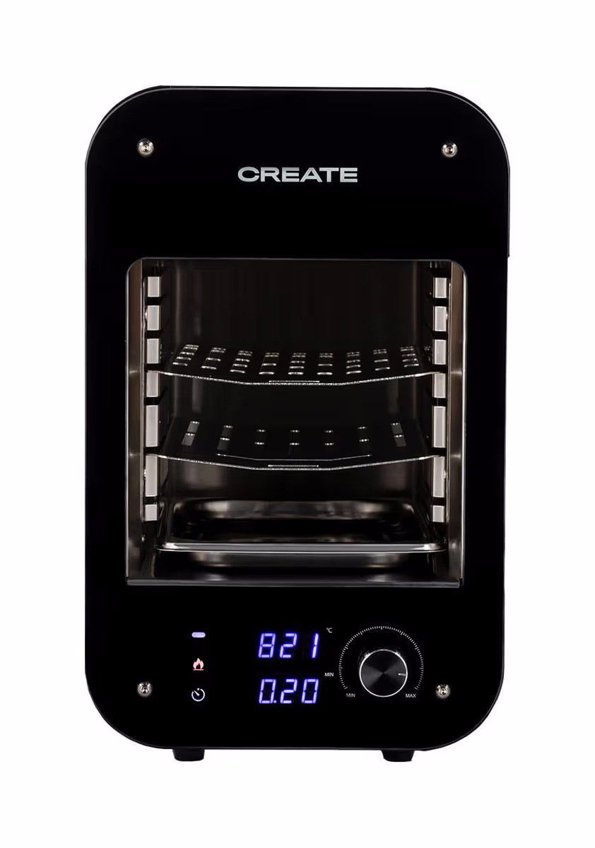 CREATE Steak Professor Grill 850 Elektro-Stehgrill – Elektrogrill – schwarz