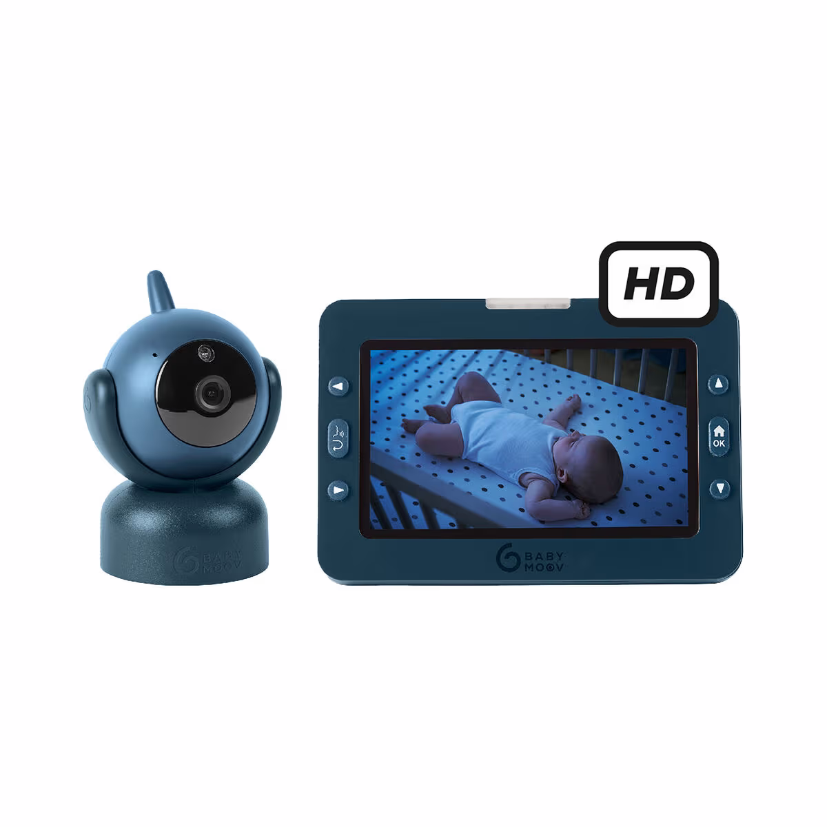 Image of Babymoov YOO MASTER Plus HD Babyphone mit Kamera – blau