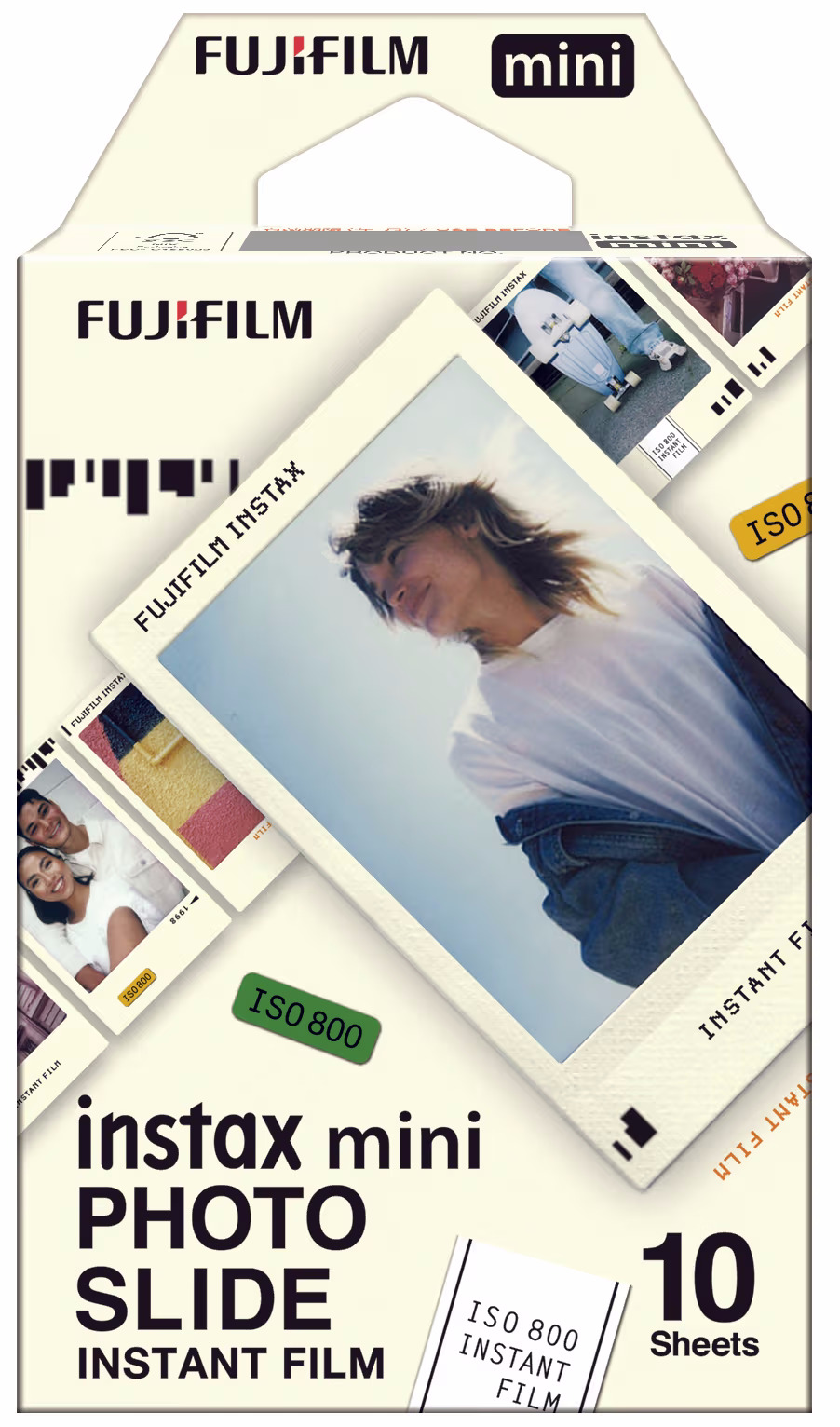 Fujifilm InstaxMini Film PhotoSlide Film Sofort-Bild – Sofortbildkamera/Polaroid Kamera – gelb