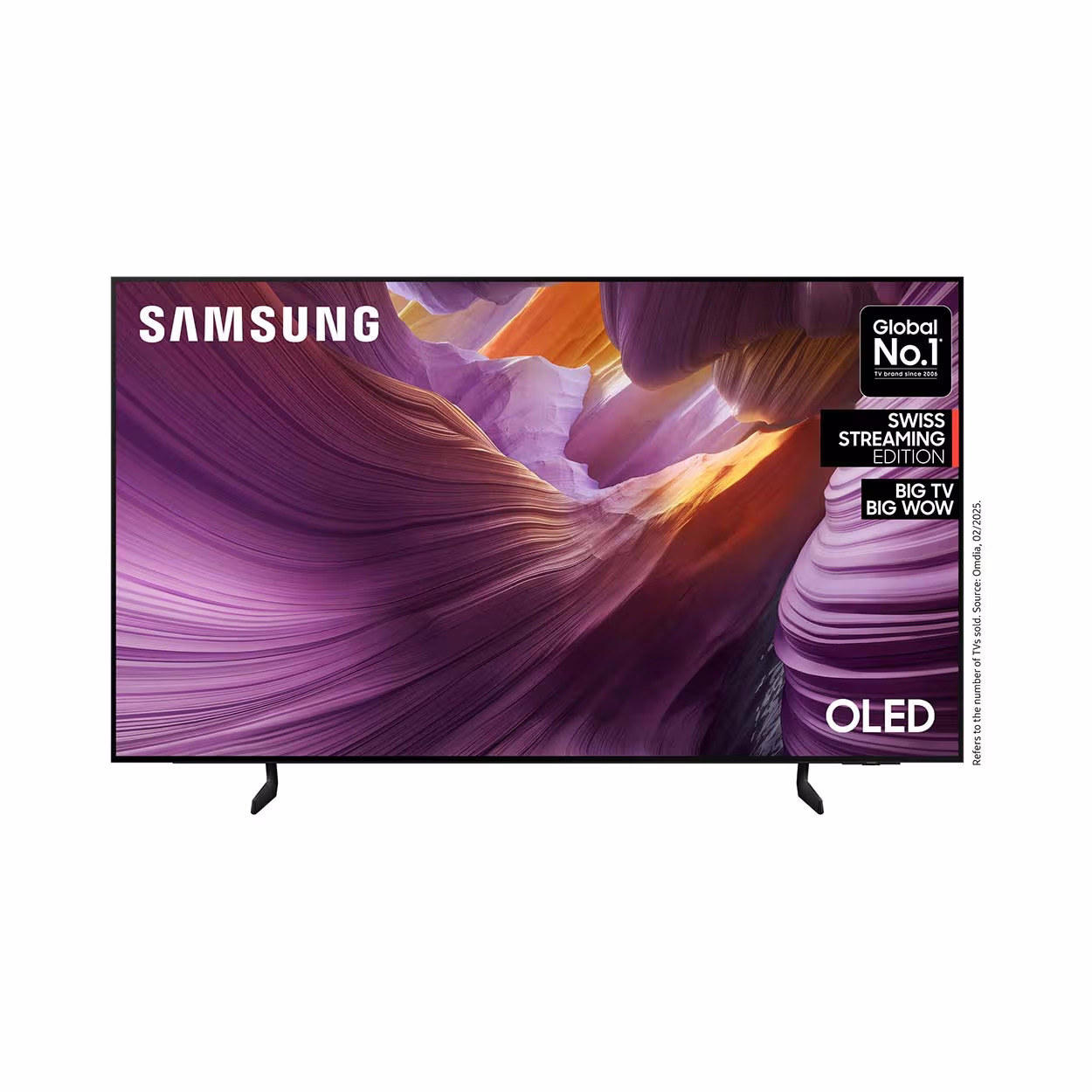 Samsung QE83S85FAEXZU – 83″, 4K UHD OLED TV – Fernseher – schwarz