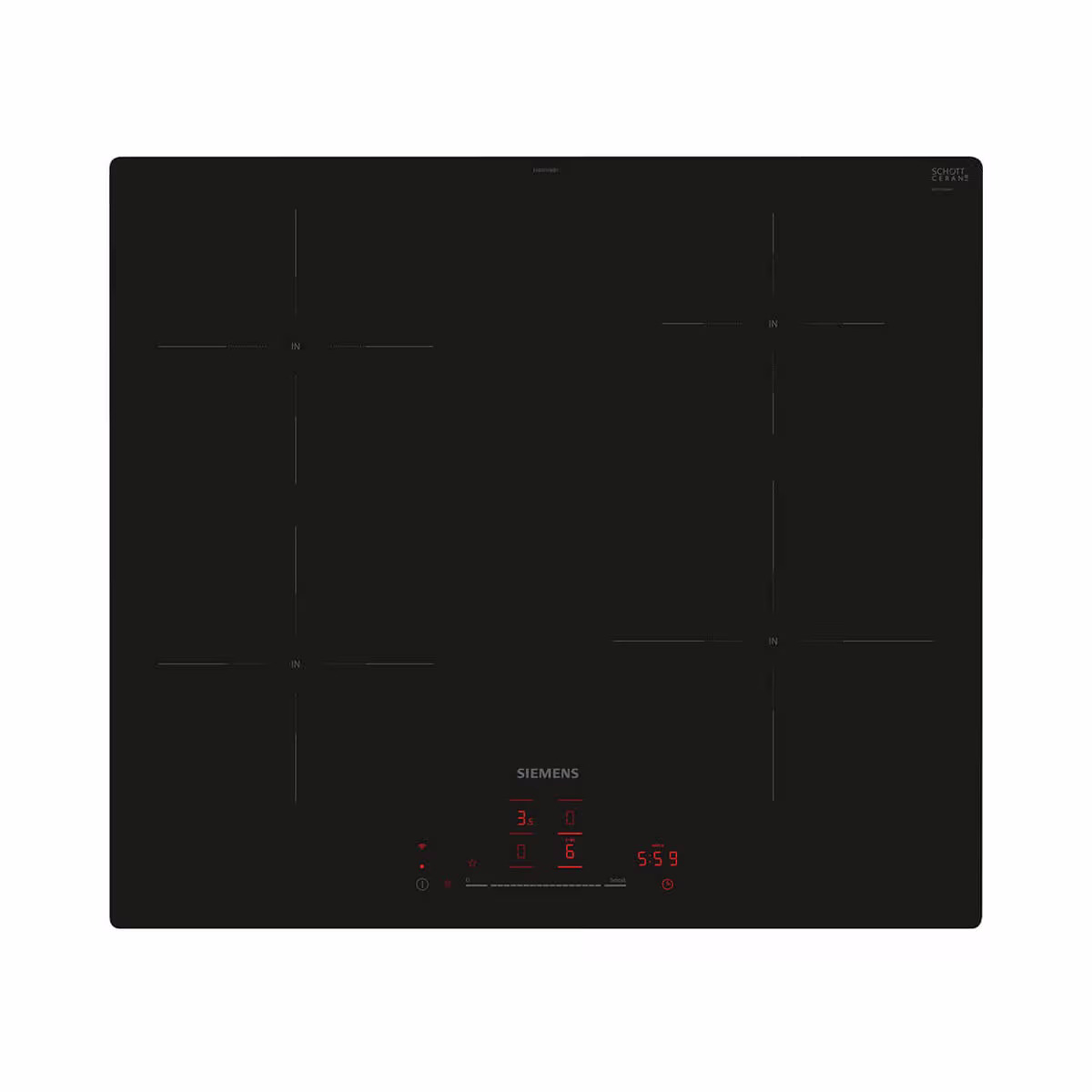 Siemens EH601HEB1E Induktionskochfeld mit Touch-Display
