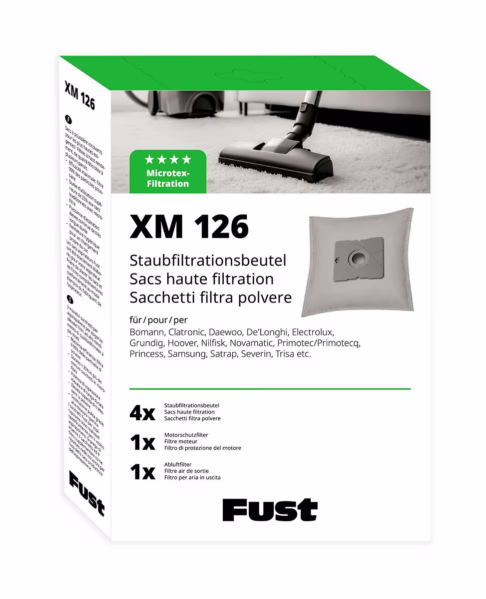 Fust XM 126 Staubsaugerbeutel – Staubsaugerbeutel/Staubbeutel