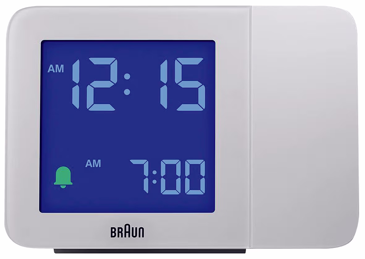 Braun BC15-DCF white - Wecker, Funk Wecker – Wecker digital – weiss