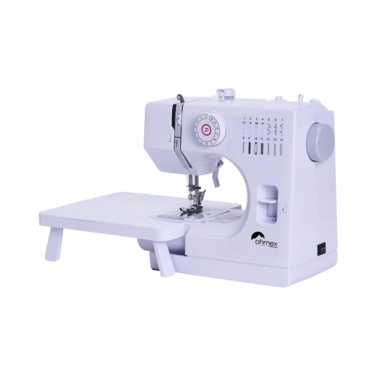 Ohmex OHM-SEW-7280 Nähmaschine – weiss