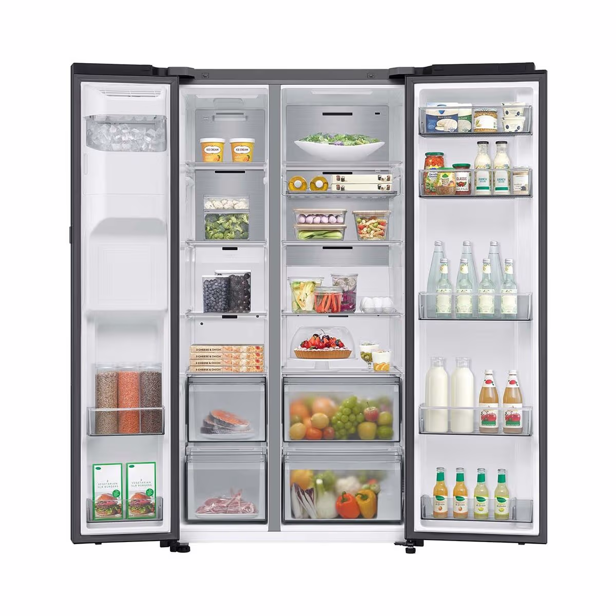 Image of Samsung RS80F66KCFWS Food Center – anthrazit