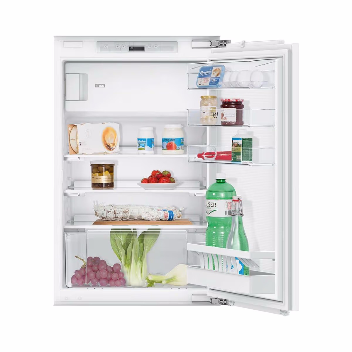 Image of Sibir Ideal weiss rechts Einbau Kühlschrank 55cm dekorfähig – Einbaukühlschrank 55 cm dekorfähig