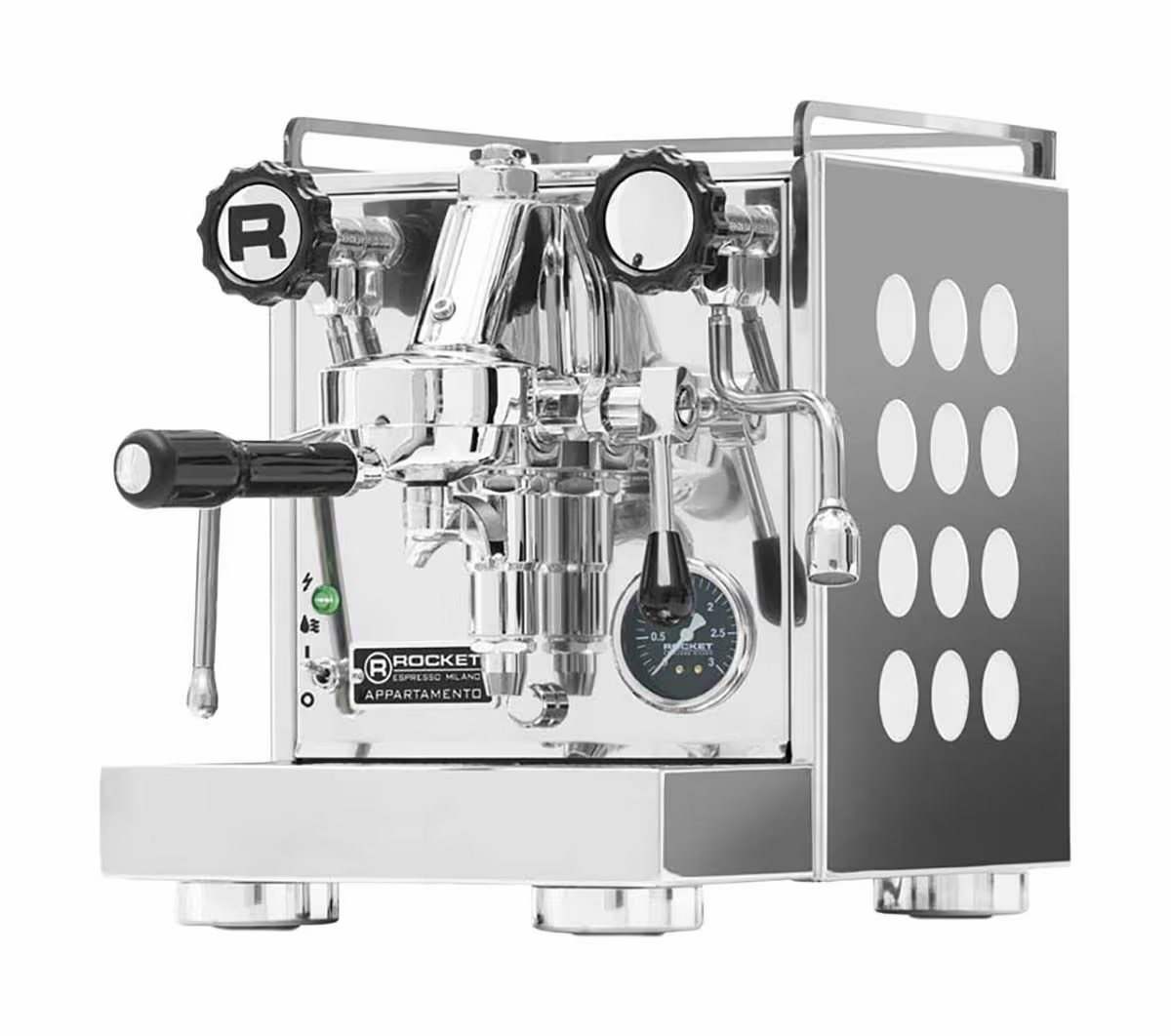 Image of Rocket Appartamento Classic Chrom/Weiss Siebträgermaschine – Siebträgermaschine/Espressomaschine – weiss / chrom