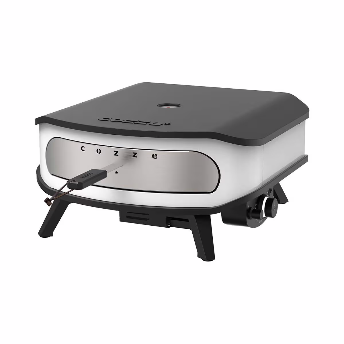 Image of Cozze 90572 Gas-Pizzaofen 17 inch – Pizza Ofen – schwarz / weiss