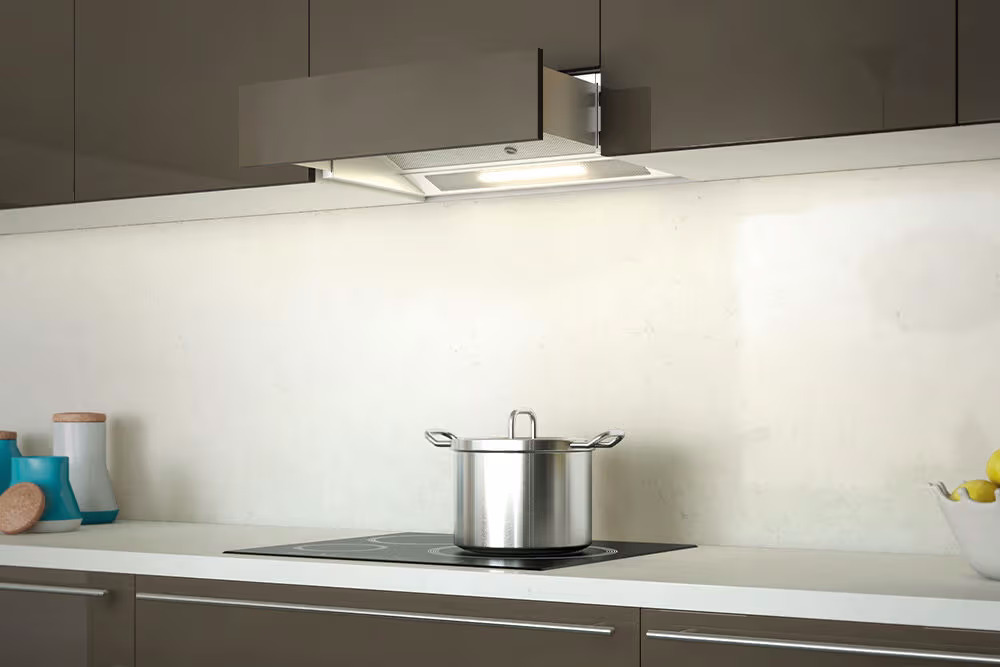 Wesco EVM 124-55 weiss Dunstabzugshaube 55cm – Einbau Dunstabzug