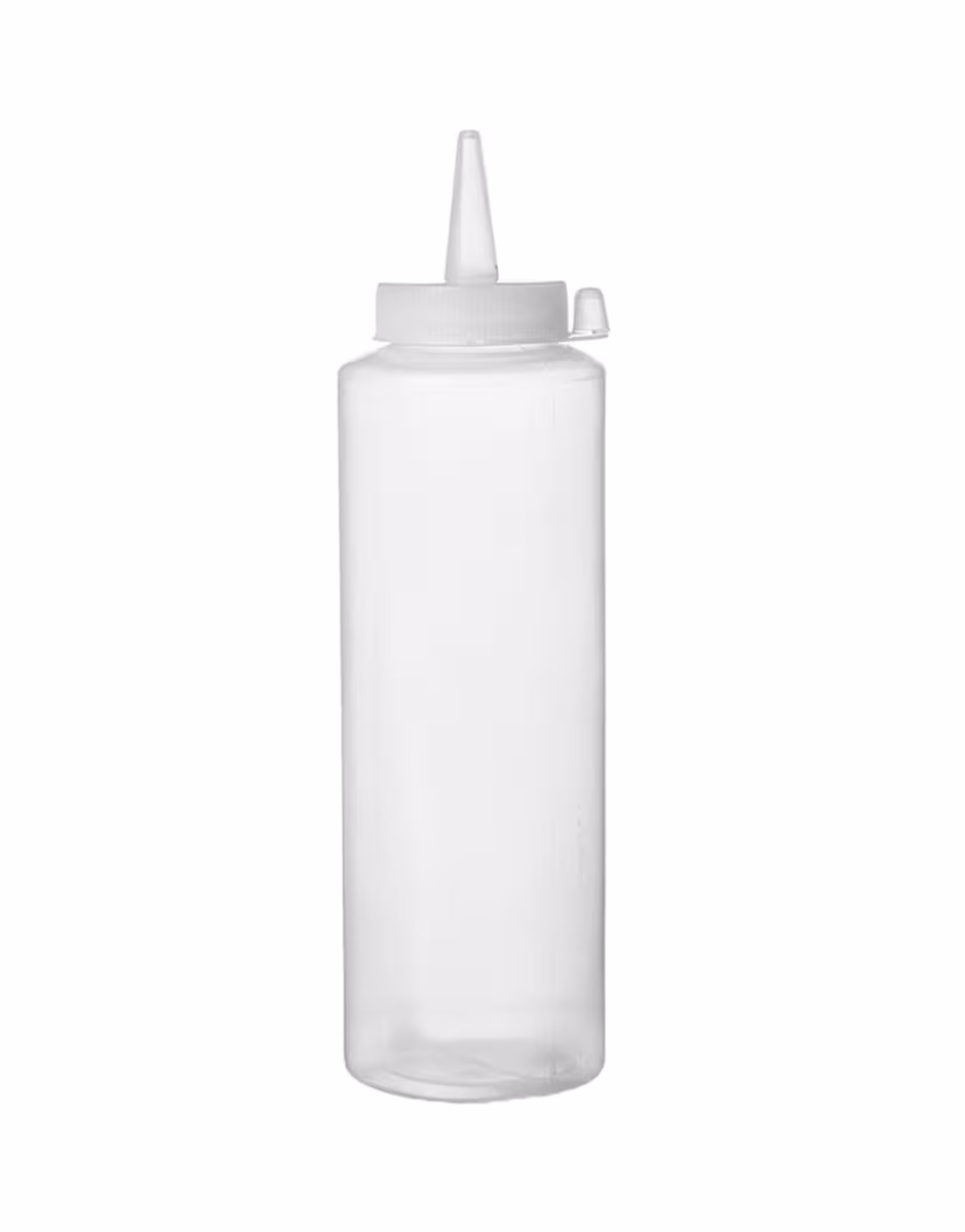 Hendi Saucenflasche 350ml, 20.5 cm Saucenflasche – Gastro Küchengeräte Zubehör – transparent