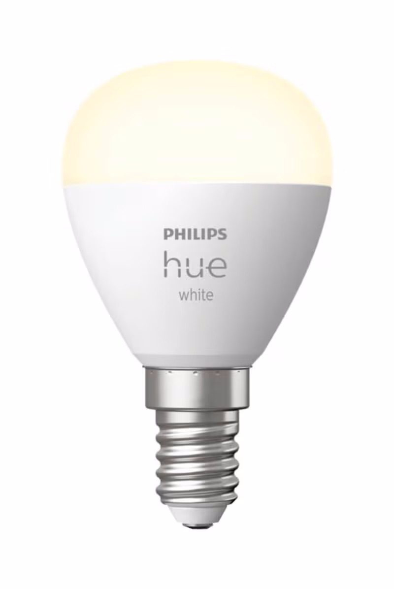 Philips Hue Lampe Tropfenform P45 White E14 (5.7 W) – 1 Stück LED-Lampe – LED/Leuchtmittel/Glühbirne
