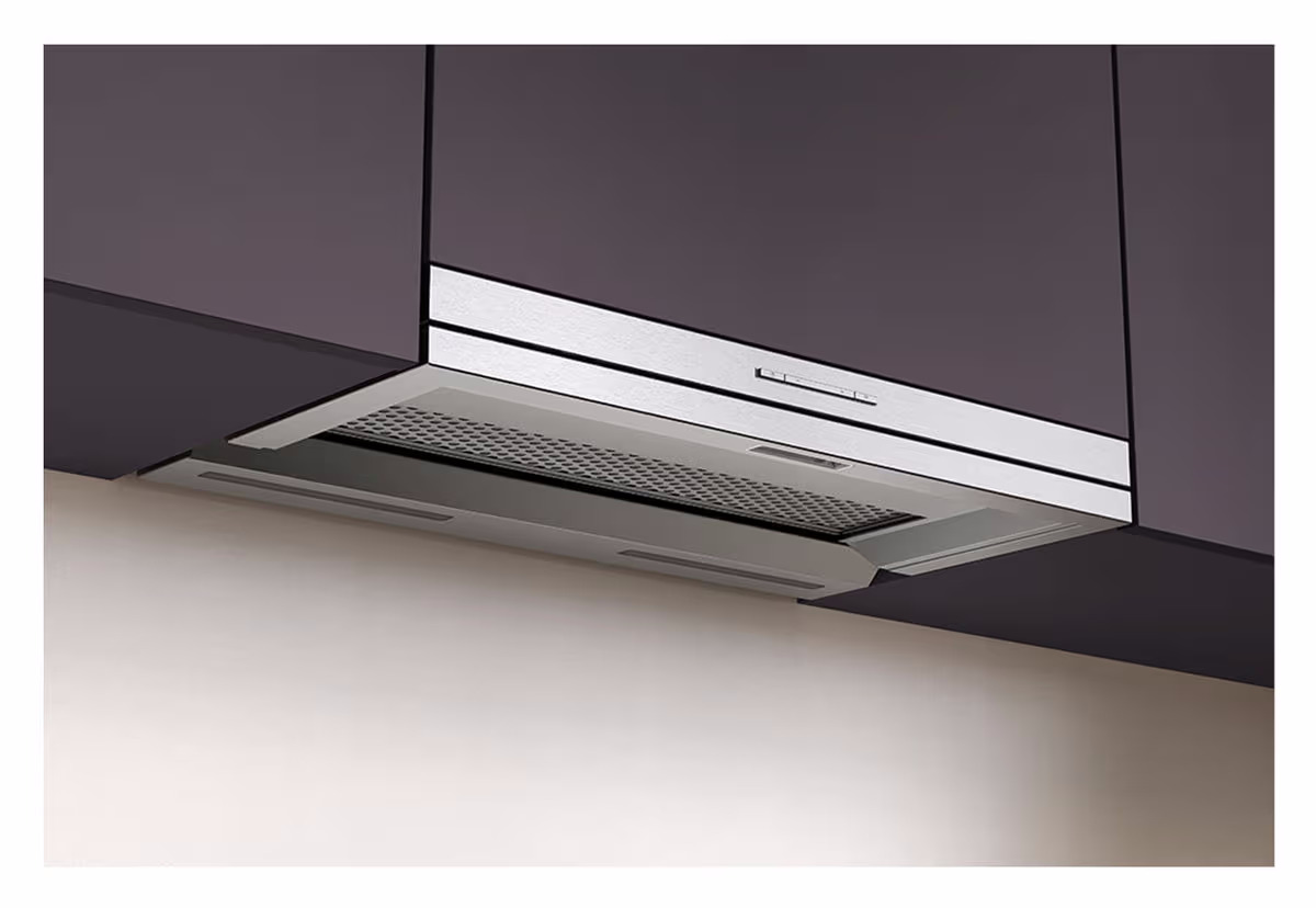 Wesco EVM 218-55 Einbauhaube Start Abluft Dunstabzugshaube 55cm – Wandhaube/Dunstabzugshaube Wand – edelstahl