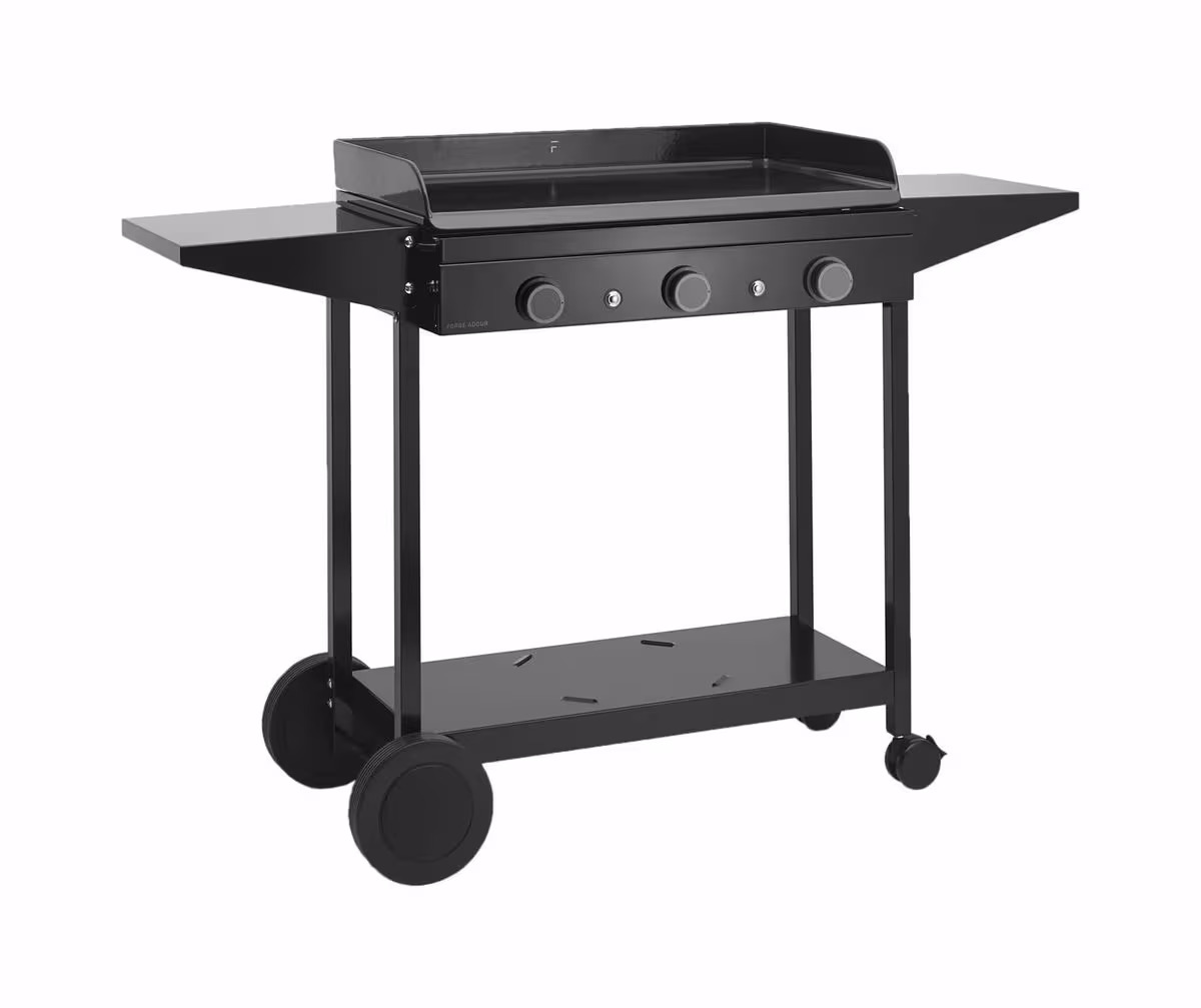 Forge Adour Rollwagen ""Origin 75 – Grill Ablage/Grill Rollwagen/Grill Erweiterung – schwarz