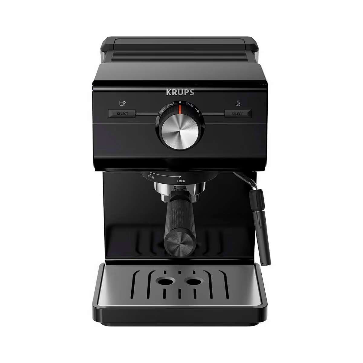 Image of Krups XP3818 Siebträgermaschine – Siebträgermaschine/Espressomaschine – schwarz