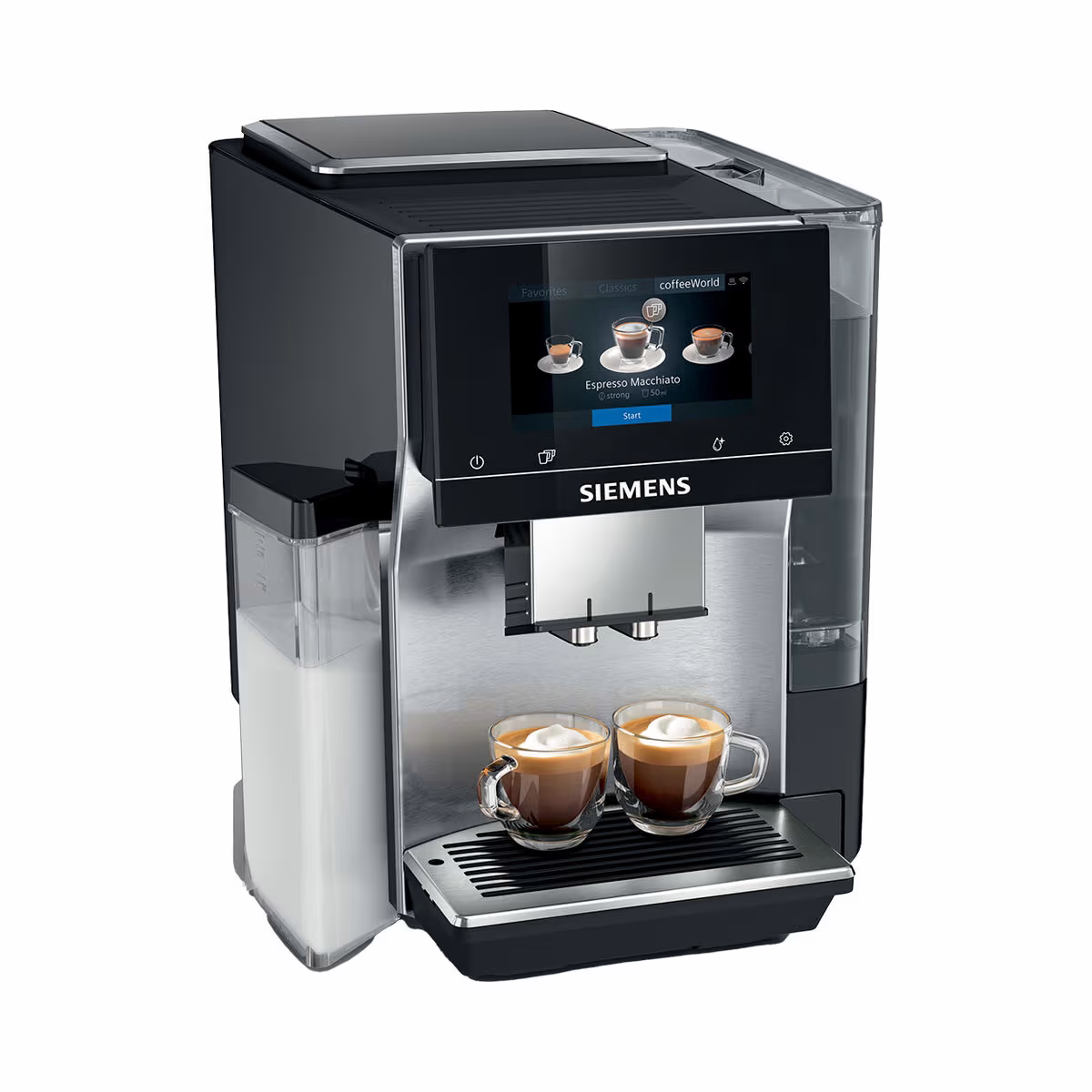 Image of Siemens TQ713D03 Kaffeevollautomat – edelstahl / schwarz