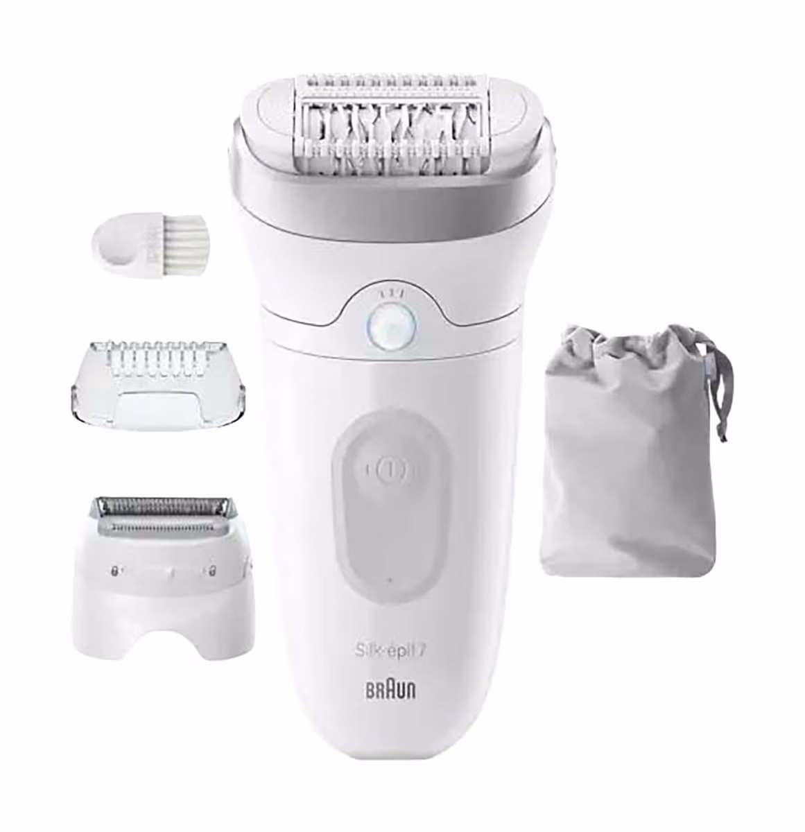 Braun Silk-épil 7 SE7-030 Epilierer – weiss / silber