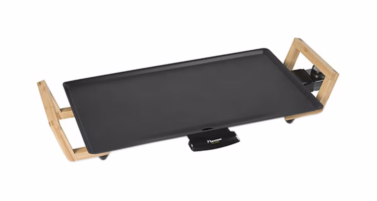 Bestron Teppanyaki Grillplatte ABP602BB – Tischgrill – schwarz