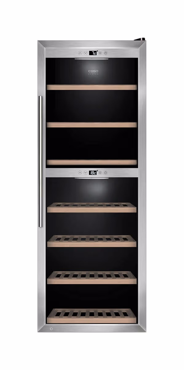 Image of Caso WineComfort 1260 Smart Weinkühlschrank – Weinkühlschrank freistehend – schwarz