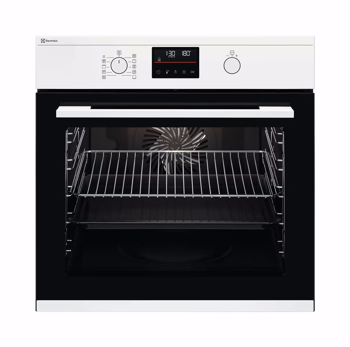 Electrolux EB6L40XWE Einbau Backofen 60cm – Einbau Backofen 60 cm – schwarz / weiss
