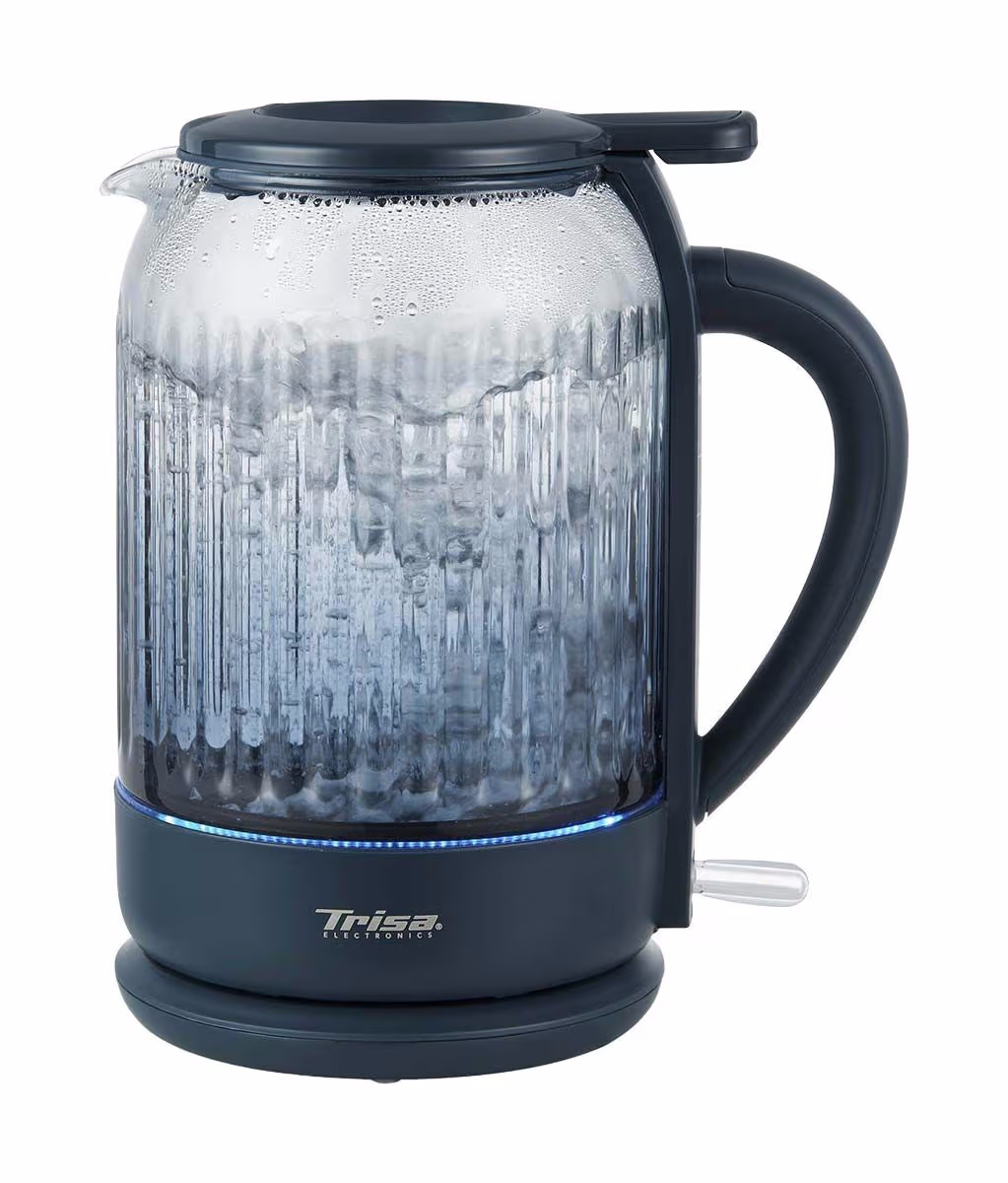 Trisa Silent Boil 1.5 L Blau Wasserkocher