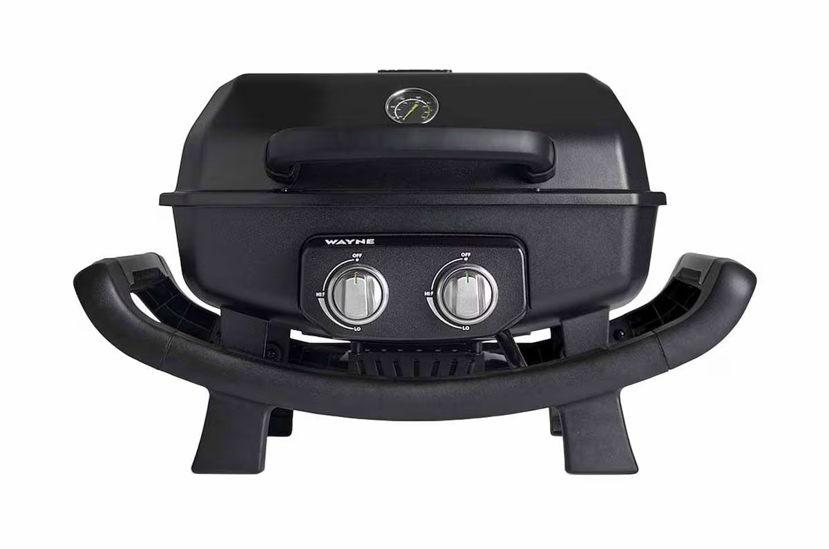 Image of Burnhard WAYNE Balkongrill 2-Brenner – Gasgrill – schwarz