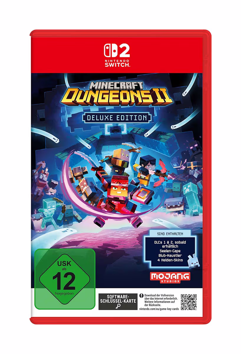 Image of Nintendo Minecraft Dungeons II Deluxe Edition Nintendo Switch Game – Nintendo Switch 2 Spiele