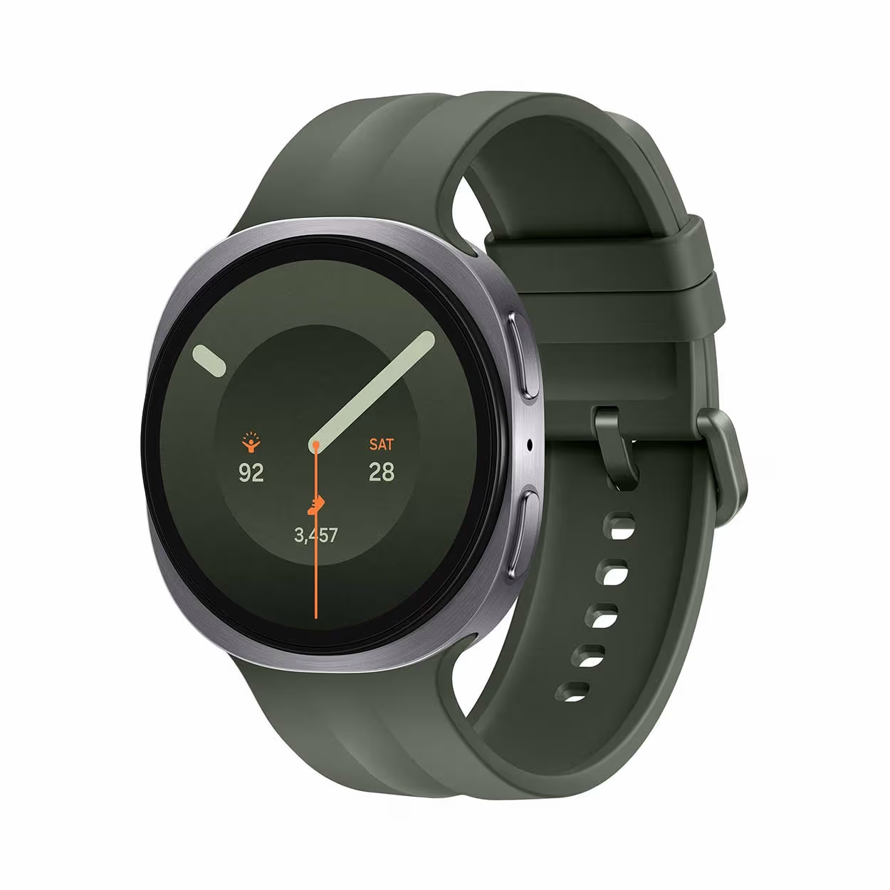 Image of Samsung Galaxy Watch 9 (44mm, LTE, Silver) Smartwatch – silber